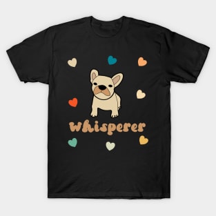 Dog French Bulldog Whisperer Retro Costume T-Shirt